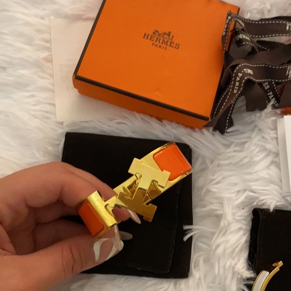 Hermès Orange Like new bracelet - Picture 3 of 6